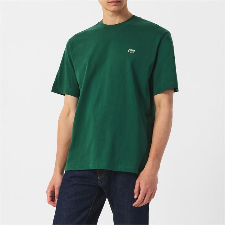 Green 132 - Lacoste - Men's Regular Fit Small Logo T-Shirt