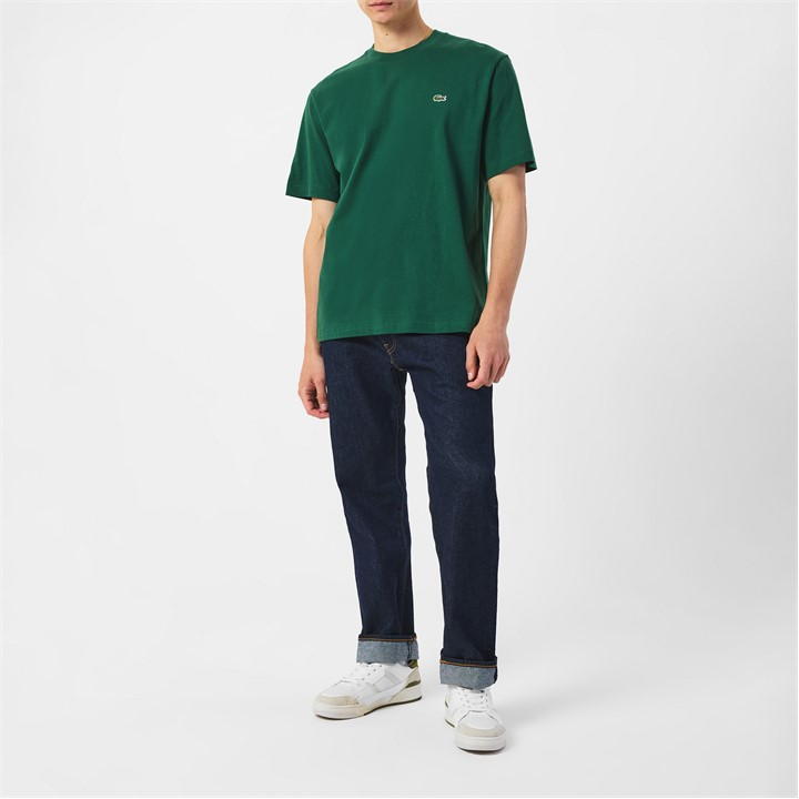 Green 132 - Lacoste - Men's Regular Fit Small Logo T-Shirt
