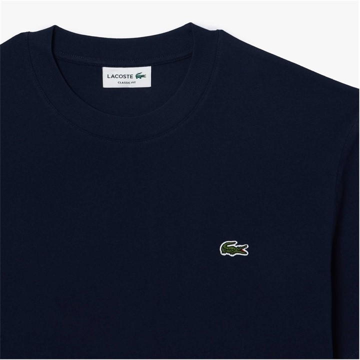 Navy 166 - Lacoste - Men's Regular Fit Small Logo T-Shirt