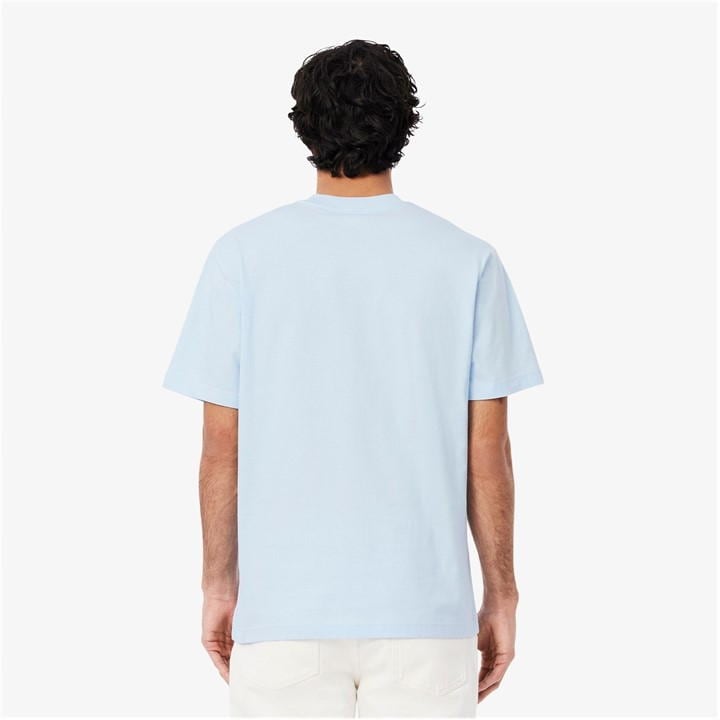 Blue T01 - Lacoste - Men's Regular Fit Small Logo T-Shirt