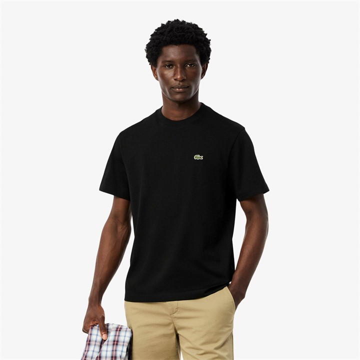 Black 031 - Lacoste - Men's Regular Fit Small Logo T-Shirt