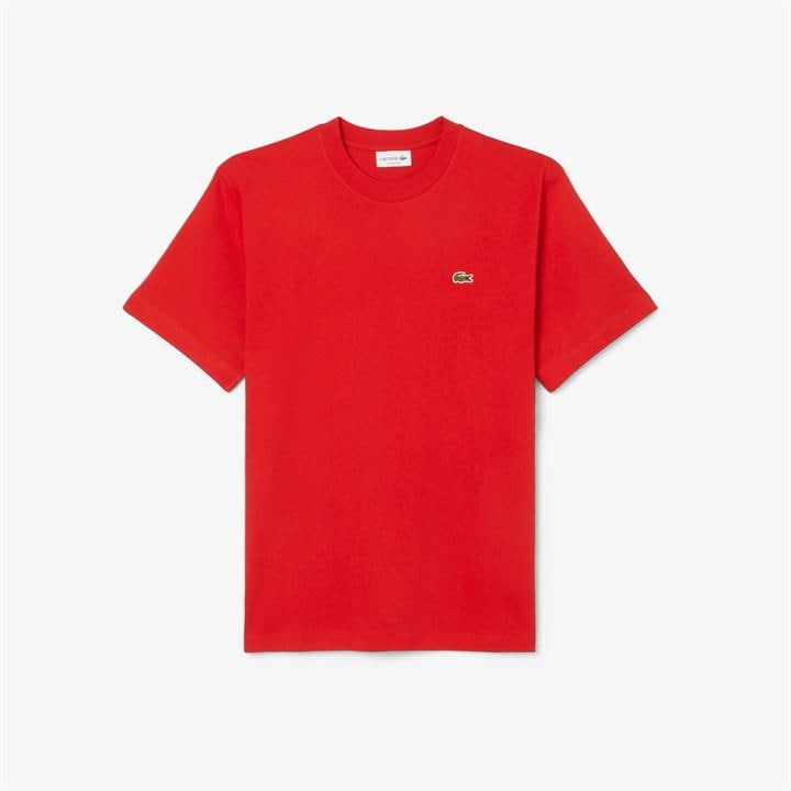 Red 240 - Lacoste - Men's Regular Fit Small Logo T-Shirt