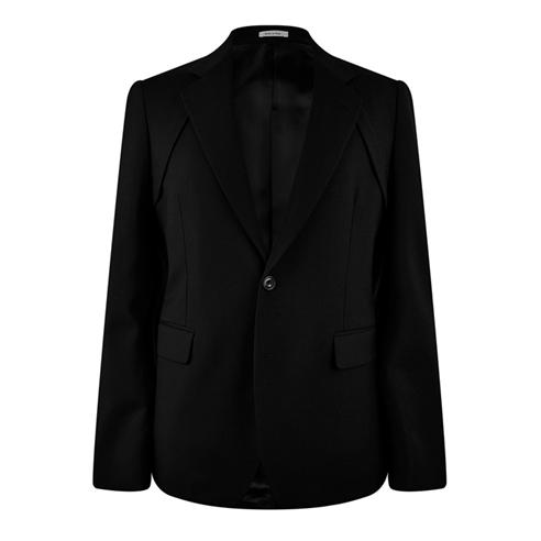 ALEXANDER MCQUEEN - Men's Harness Wool Long Sleeve Slim Fit Blazer