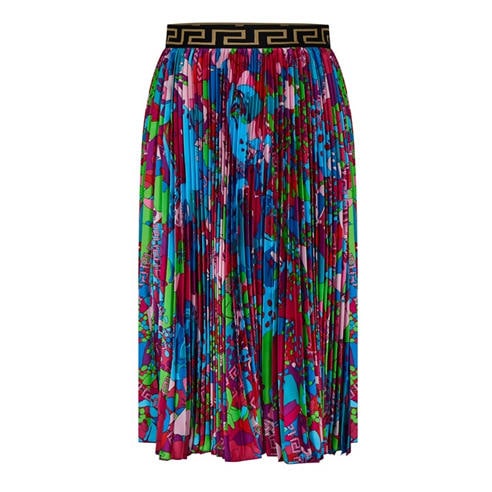 VERSACE - Pleated Chiffon Skirt Junior Girls