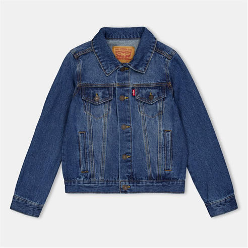 Levis - Unisex Kids Trucker Cotton Long Sleeve Denim Jacket