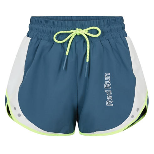 RED RUN - Womens Colourblock Running Shorts