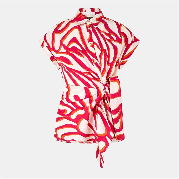 Biba Tie Cap Sleeve Shirt