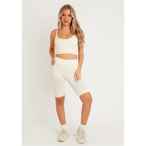 Missy Empire - Ribbed Seamless Cycling Shorts