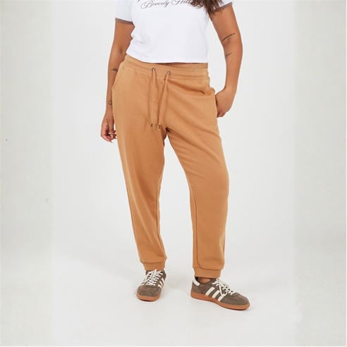 Brave Soul - Womens Plus Size Solid Colour Jogging Bottoms