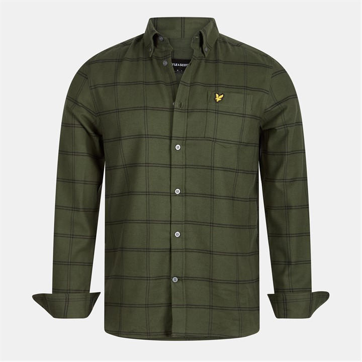 LYLE & SCOTT WINDOWPANE SHIR