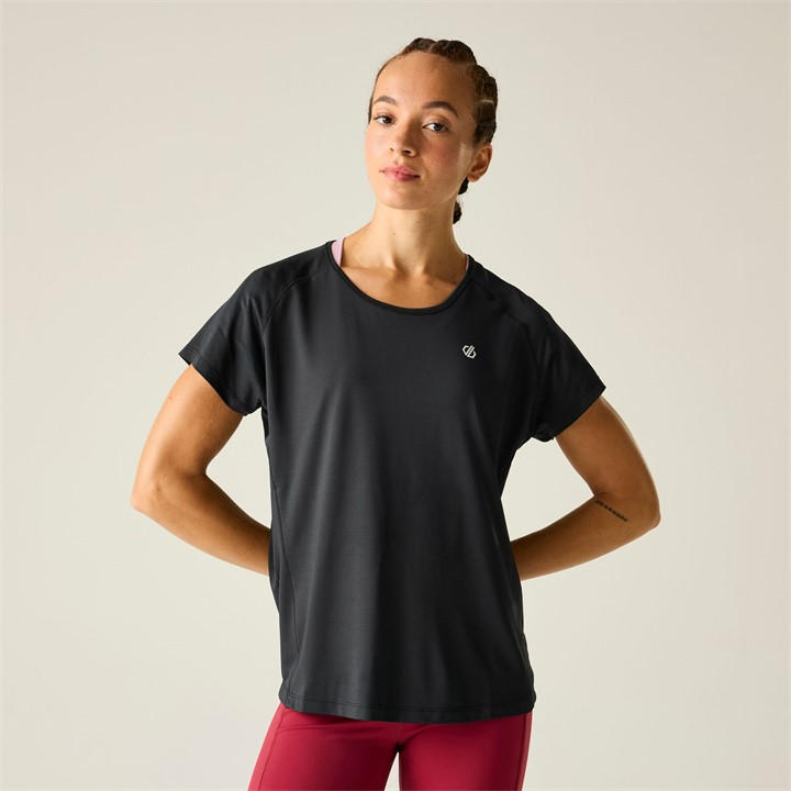Dare 2B Women's Black Corral Lightweight T-Shirt - Size 8