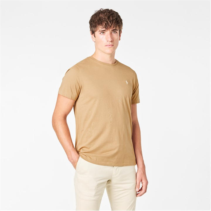 Cafe Tan - Polo Ralph Lauren - Men's Regular Fit Custom T-Shirt