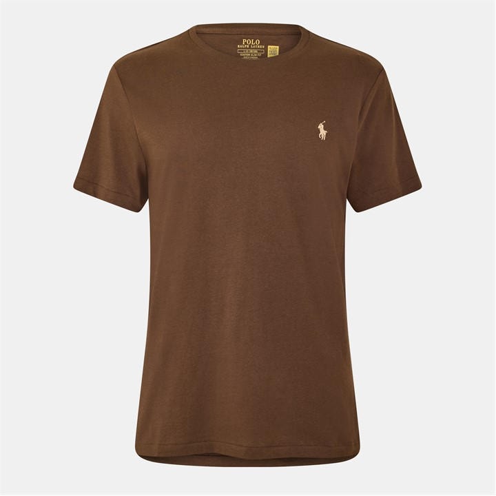 Polo Ralph Lauren Men's Regular Fit Custom T-shirt In Brown