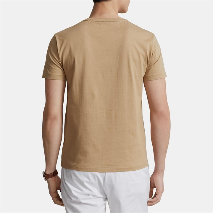 Café Tan - Polo Ralph Lauren - Men's Regular Fit Custom T-Shirt