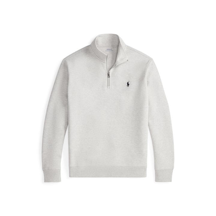 Polo Ralph Lauren Men's Grey Tech Quarter Zip Fleece Small