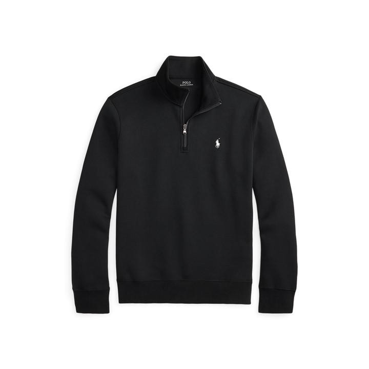 Polo Ralph Lauren Men's Black Tech Quarter Zip Fleece Small