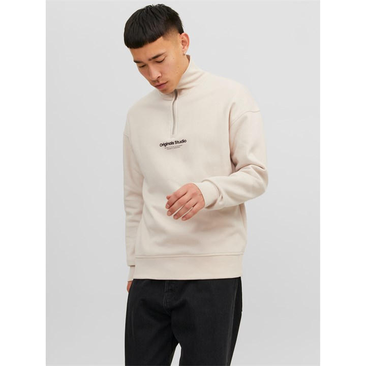 JACK & JONES RVESTER ZIP SWEATSHIRT