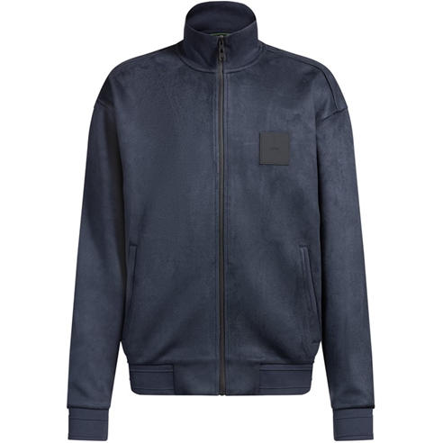Boss - Men's Sutton Suede Full Zipped Hoodie Full Zip Design