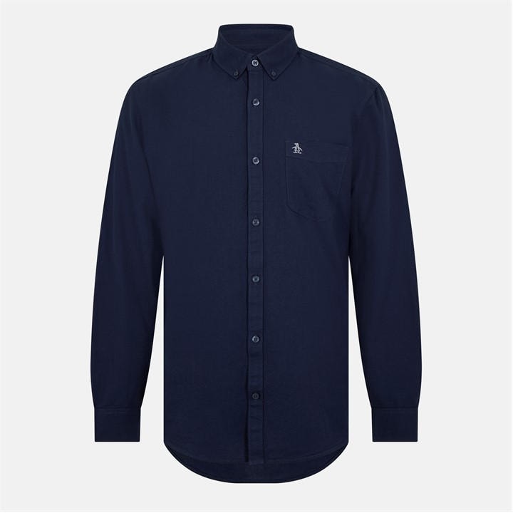 White - Original Penguin - Long Sleeve Oxford Shirt