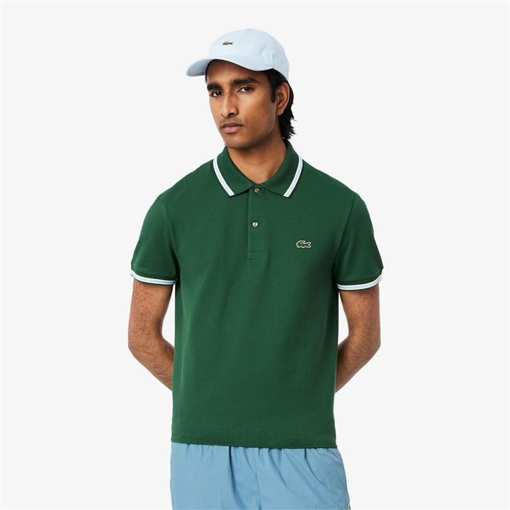 LACOSTE TIPPED POLO SHIR