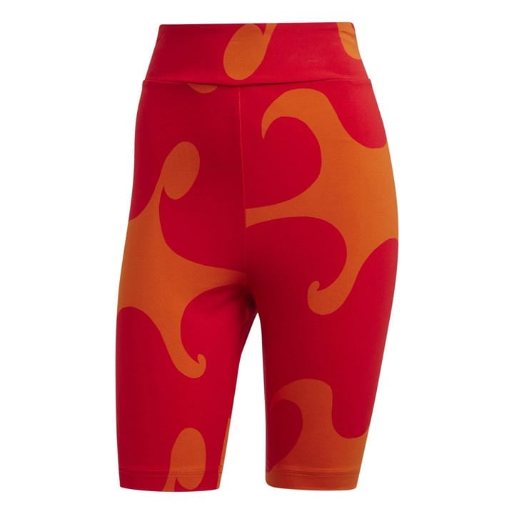 ADIDAS ORIGINALS MARIMEKKO RIB SHORT KNEE LENGTH LEGGINGS WOMEN