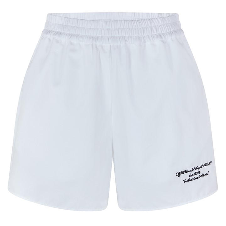 Off-white Poplin Shorts
