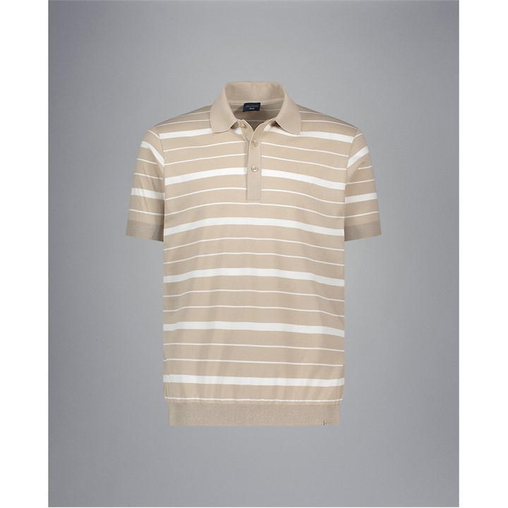 PAUL & SHARK TAG POLO STRIPE SHIRT