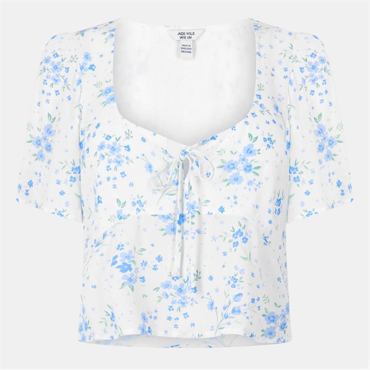 JACK WILLS KEYHOLE BLOUSE