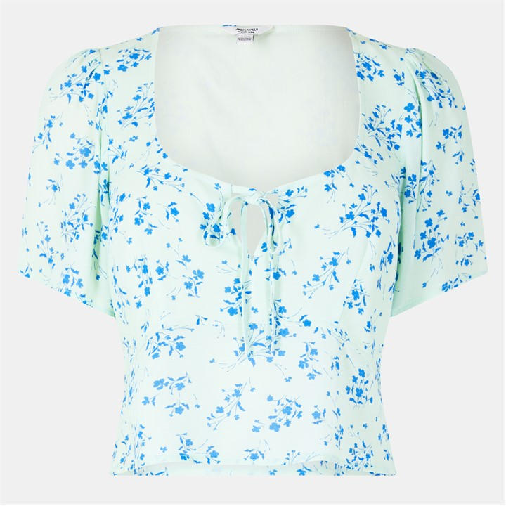 JACK WILLS KEYHOLE BLOUSE