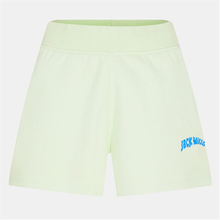 Jack Wills Women's Green Fleece Shorts Size 8