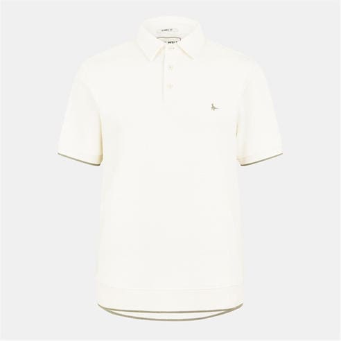 Jack Wills - Waffle Textured Short-Sleeve Polo Shirt