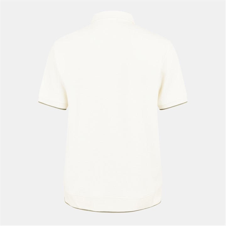 Bone White - Jack Wills - Textured Polo Shirt
