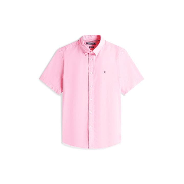 TOMMY HILFIGER FLEX POPLIN SOLID S/S SHIR