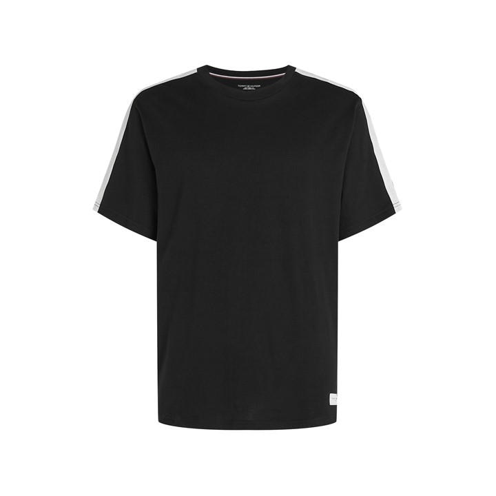 Tommy Hilfiger Men's Black Short Sleeve T Logo Extra Large