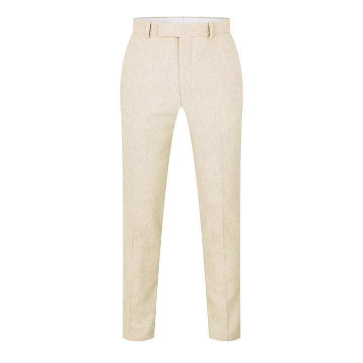 WITHOUT PREJUDICE ARCHER SLIM FIT DONEGAL TROUSERS MENS