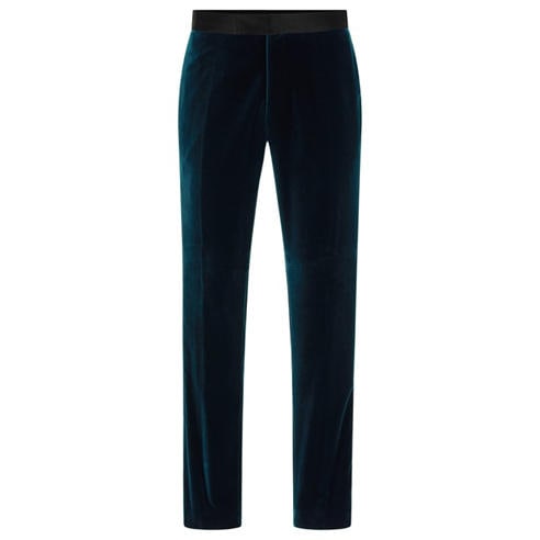 Boss - Men's Genius Tux Cotton Slim Fit Suit Trousers