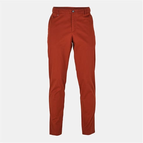 Boss - Men's Black Cotton Slim Fit Trousers