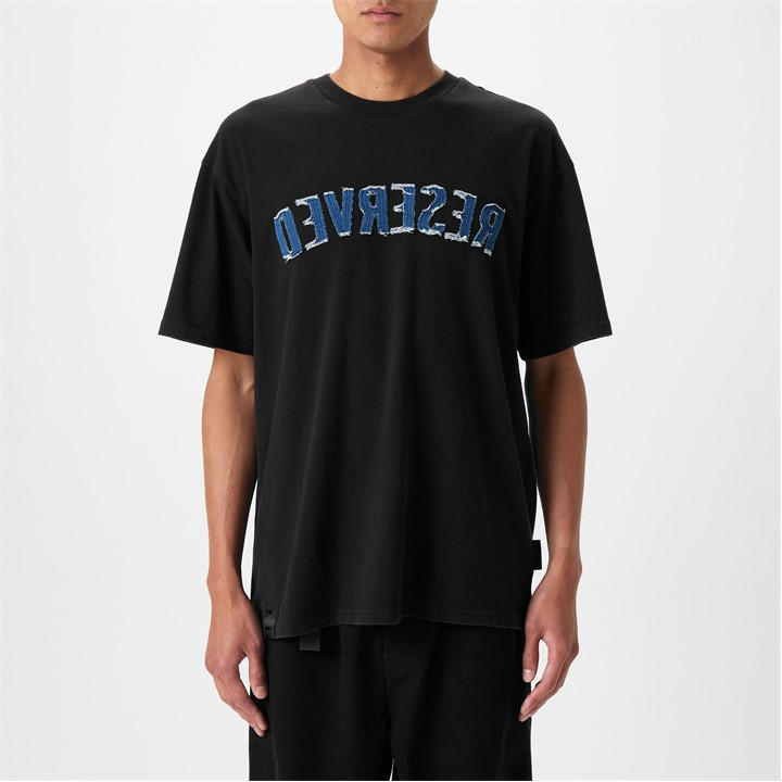 IZZUE DENIM PATCH T-SHIRT