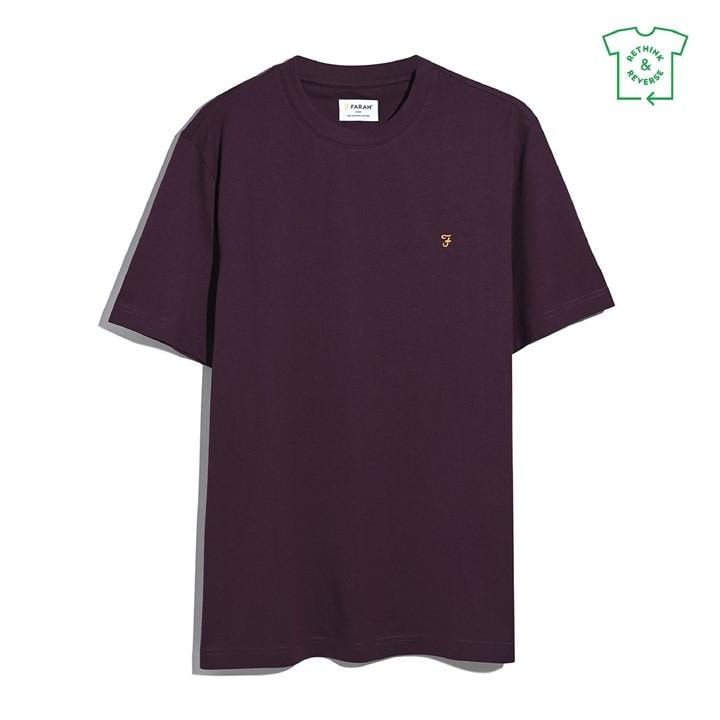 Farah Men's Red Regular T-Shirt Medium