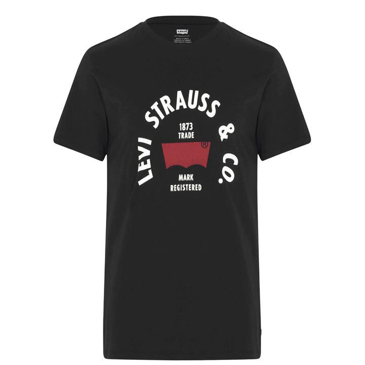 Levis Varsity Circle T-Shirt - Black