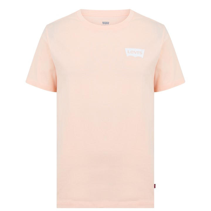 Levis Men's Orange Varsity Circle T-Shirt Extra Large
