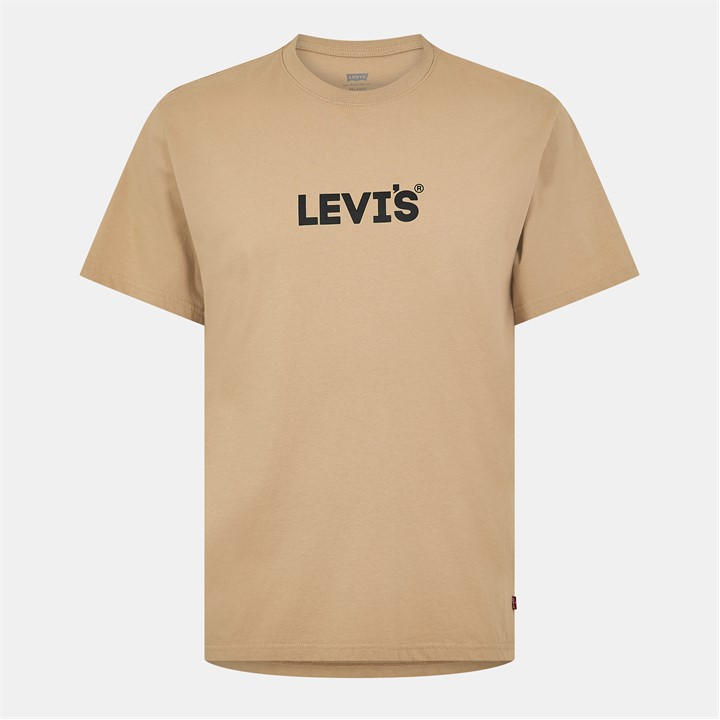 Levis Men's Green Varsity Circle T-Shirt Extra Small