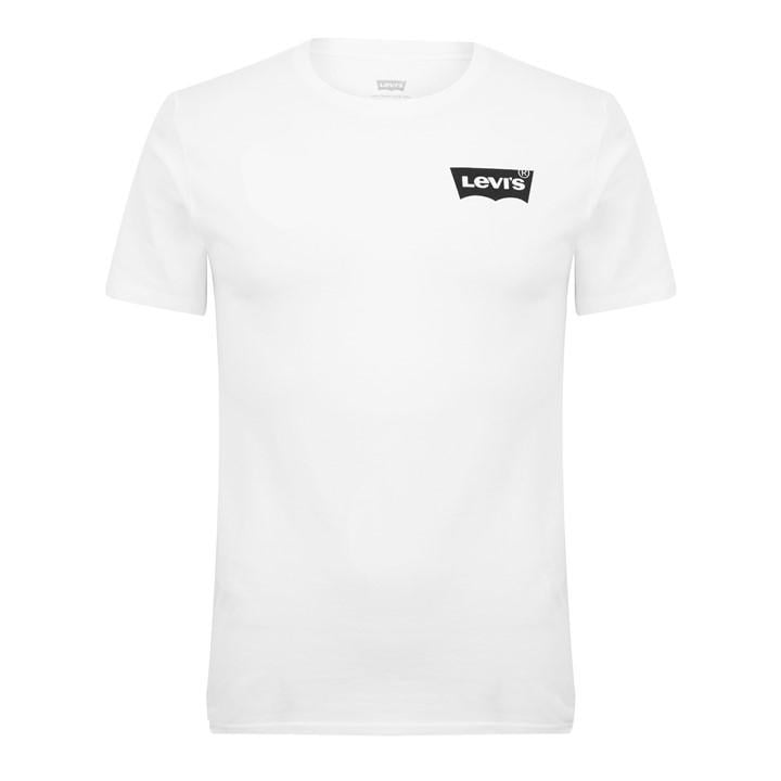 Levis Men's White Varsity Circle T-Shirt 2XL
