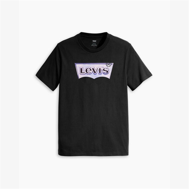 Levis Varsity Circle T-Shirt - Black