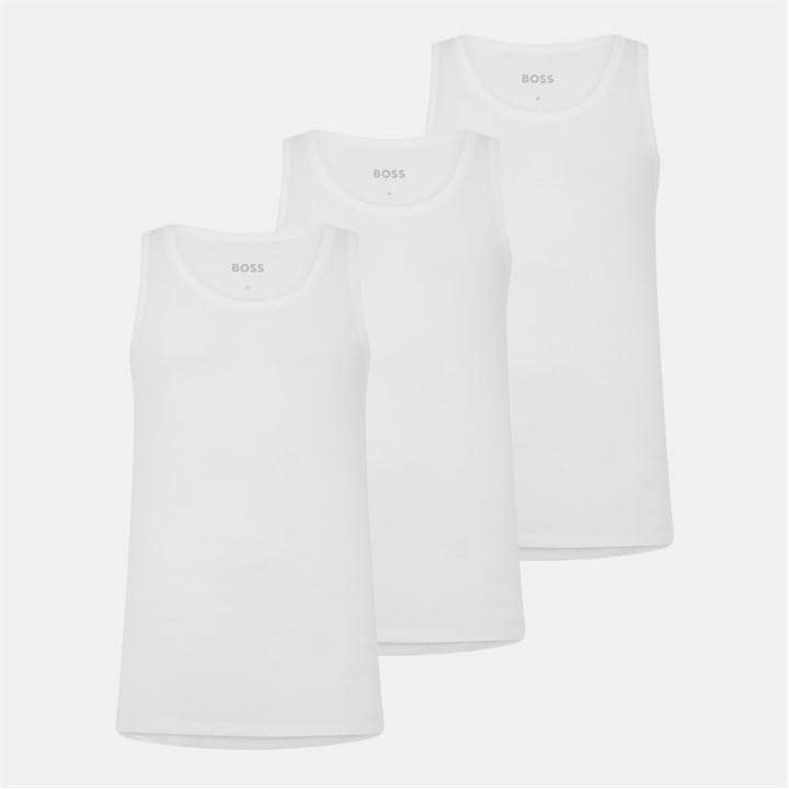 Boss 3pack Tank Top Vests White 100 House of Fraser