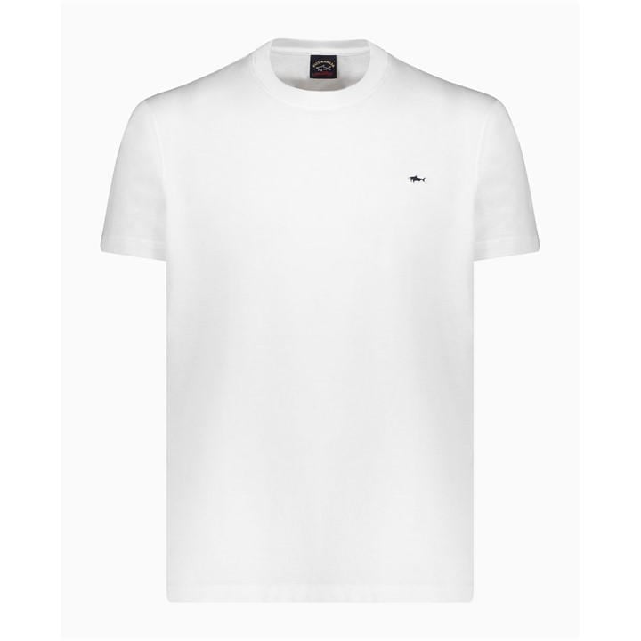Paul And Shark Men's White Badge T-Shirt Small