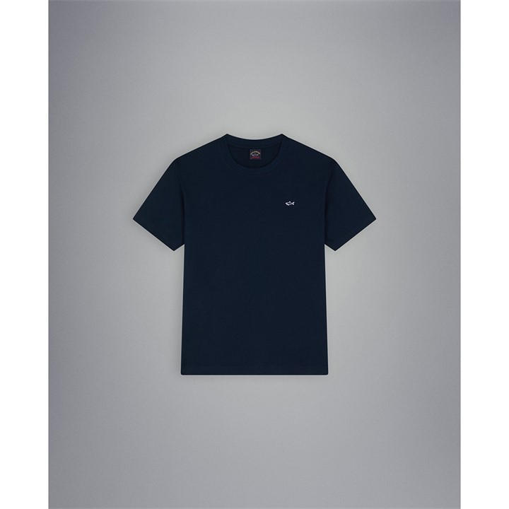 Paul And Shark Men's Blue Badge T-Shirt Small