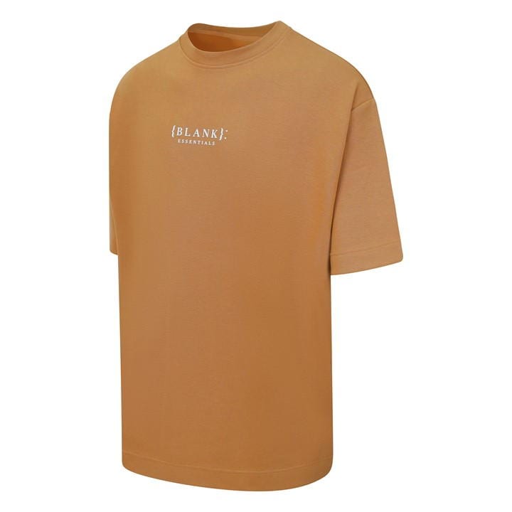 Camel - Blank Essentials - Contrast Puff Print T-shirt