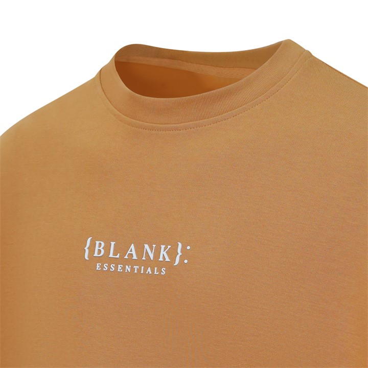 Camel - Blank Essentials - Contrast Puff Print T-shirt