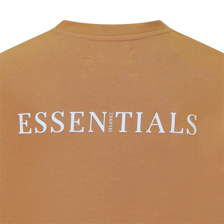 Camel - Blank Essentials - Contrast Puff Print T-shirt